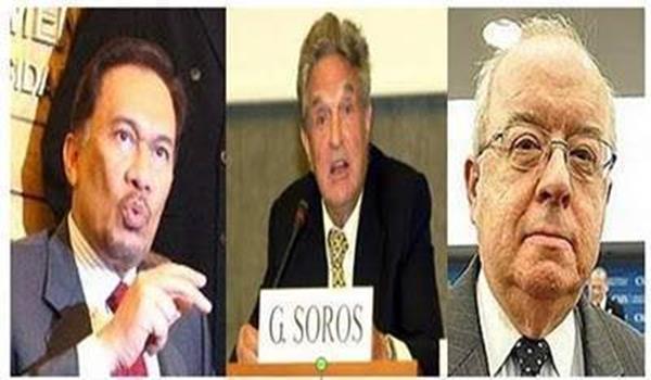 Anwar Ibrahim, George Soros dan John R Mallot