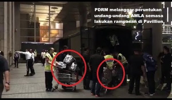 PDRM melanggar peruntukan undang-undang AMLA semasa lakukan rampasan di Pavillion