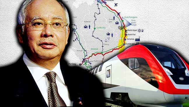 Najib senarai 5 'salah faham' tentang ECRL.