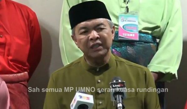 Sah semua MP UMNO serah kuasa rundingan - Zahid Hamidi