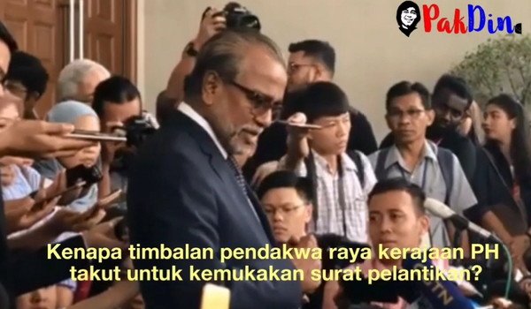 [Video] Kenapa timbalan pendakwa raya kerajaan PH takut 