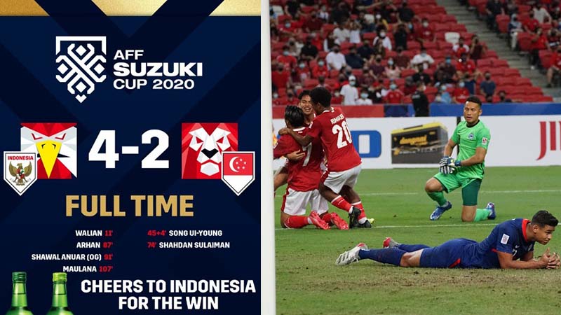 Piala AFF: Indonesia atasi skuad ‘tempang’ Singapura untuk ke final