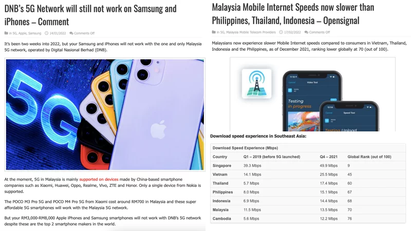 Capaian internet paling perlahan sebab PH batalkan rancangan 5G kerajaan BN