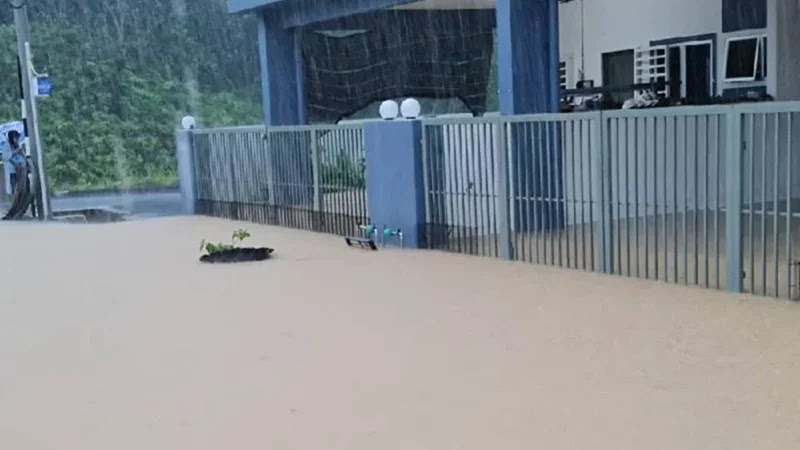 Banjir, Taman Bernam, Tanjung Malim,Banjir Kilat,