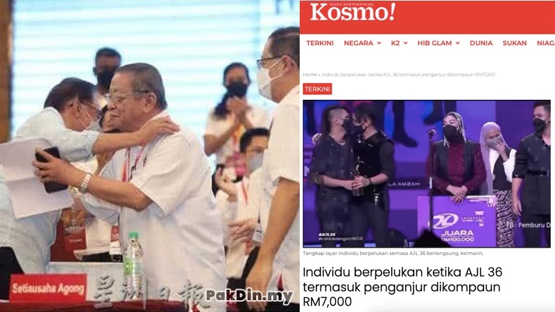 Kenapa pula artis AJL boleh disaman berpeluk tapi KKM tak saman DAP? kata Najib