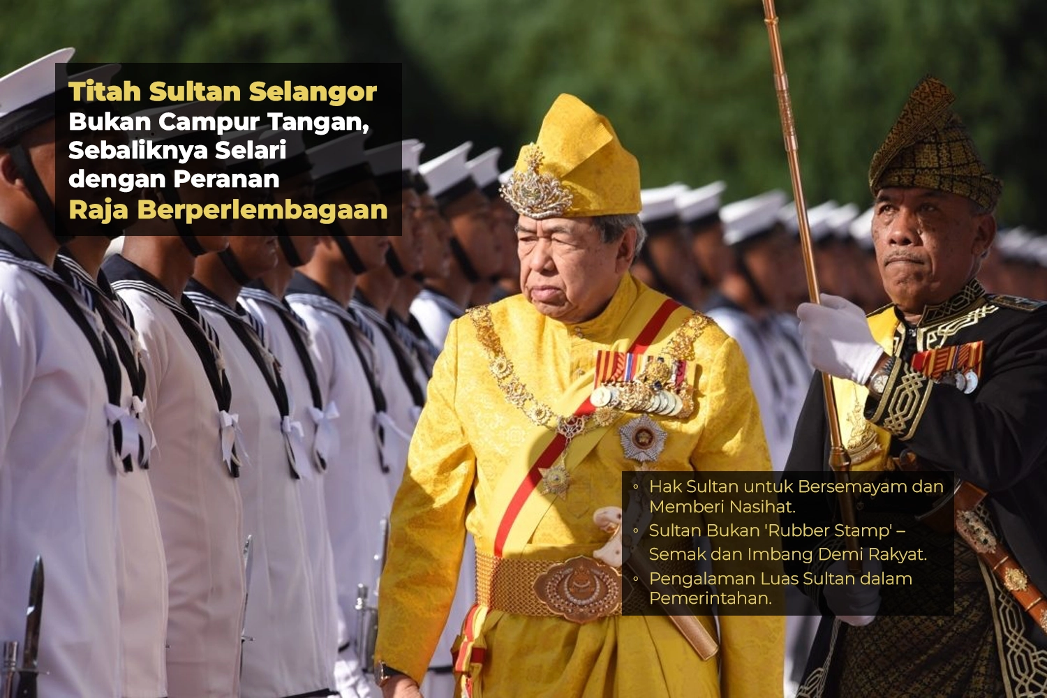 Titah Sultan Selangor Bukan Campur Tangan